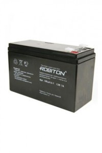 Ак-р 12V 7.0Ah  Robiton VRLA12-7, 151х65х95мм, 10209