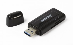 Картридер USB 3.0 Smartbuy черный (SBR-705-K)