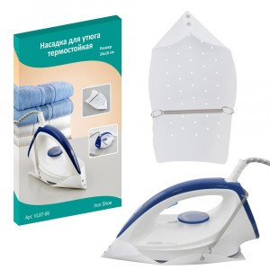 Насадка д/утюга термостойкая (кратность 6шт!!!), полимер.материал, нержавейка VL87-99 Мультидом