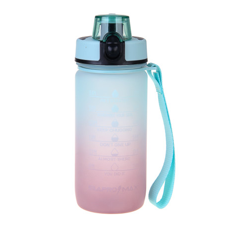 SILAPRO MAX Бутылка спортивная с замком, ELDERBERRY-EGGSHELL BLUE, 550мл, РС