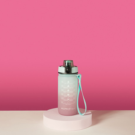 SILAPRO MAX Бутылка спортивная с замком, ELDERBERRY-EGGSHELL BLUE, 550мл, РС