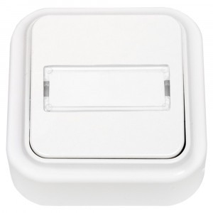 Bylectrica ПРАЛЕСКА выкл. ОУ 1 кл. 6А с биркой белый, (А110-746)