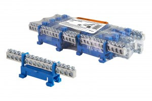 TDM Шина "N" нулевая с изолятором на DIN-рейку 6x9мм стойка мал. 15 групп никел. (10!) SQ0801-0324