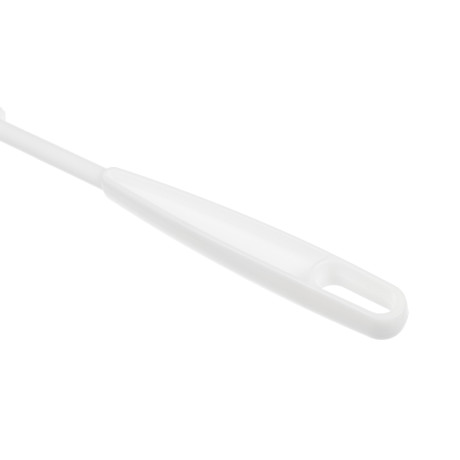 Комплект WC "Мини", ёрш + подставка, пластик, белый, щетина чёрная