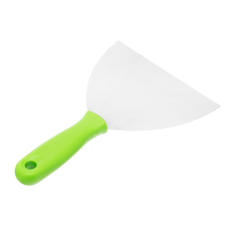 Шпательная лопатка из нержавеющей стали, 150 мм, пластмассовая ручка Сибртех