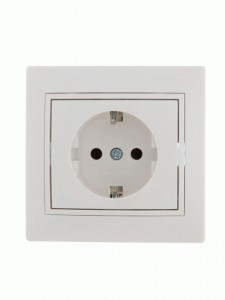 Lezard Мира роз. СУ 1 мест. 16А бел. (земля, корпус PC)  701-0202-122B