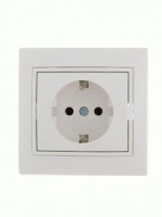 Lezard Мира роз. СУ 1 мест. 16А бел. (земля, корпус PC)  701-0202-122B