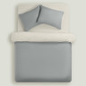 PROVANCE Фрэя Комплект постельного белья 1,5 (4 предмета), микросатин, серый