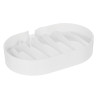 VETTA Мыльница со стоком воды "WHITE", 13x10x2,5 см, ПЭТ