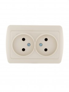 Lezard DEMET роз. ОУ 2 мест. 16А    крем (основание PBT, корпус PC) 711-0300-128