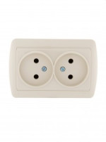 Lezard DEMET роз. ОУ 2 мест. 16А    крем (основание PBT, корпус PC) 711-0300-128