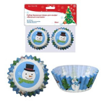 Форма д/конфет н-р 50шт/уп, цена за уп, 6см*2см (кратность 6!!!) VL2-106 Мультидом