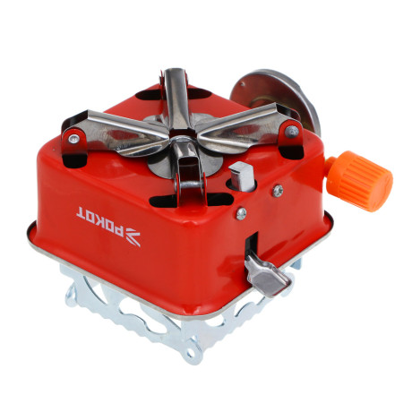 РОКОТ Плитка газовая к бал. с цанговым захватом портативная, 12х12х10см