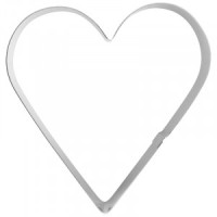 Форма д/выпечки нерж.сталь сердце набор 2шт, 8*8/10*10см, h=4см TORTA 108349 Mallony