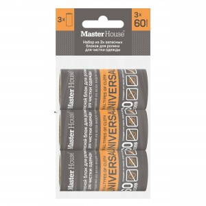 Ролик д/одежды запасн блоки Толстый К-ролик 60 слоев, 3шт/уп, цена за уп 75551 Master House