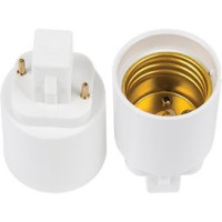 Ecola патрон-переходник с цоколя G24d на E27 Белый G24D7WEAY (12!)