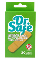 Лейкопластырь №20 универс. бактерицидный,размер 1.9x7.2 незаметный, 20 шт.в уп.(цена за уп) DR.SAFE