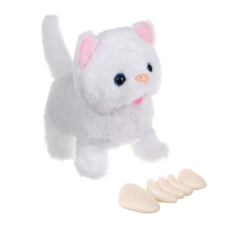 ИГРОЛЕНД Питомец интерактивный с вкусняшкой, 2хАА, ABS, полиэстер, 13х18х18 см