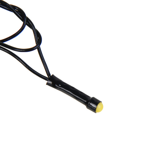 СНОУ БУМ Гирлянда эл. вьюн 10м, 100LED, шампань, 8 режимов, ПВХ черный, 220В