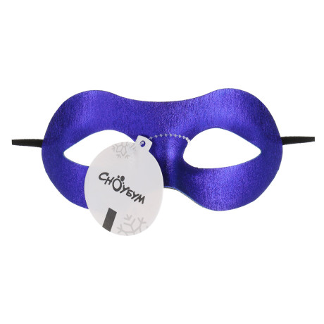 СНОУ БУМ Маска новогодняя блестящая, 19х8см, пластик, 6 цветов