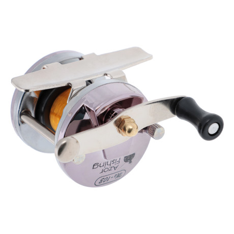 AZOR FISHING Катушка MT-100 мультипликаторная c леской 0,28мм, металл