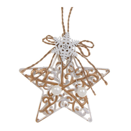 СНОУ БУМ Звезда, 9,5см, пластик, 26-631