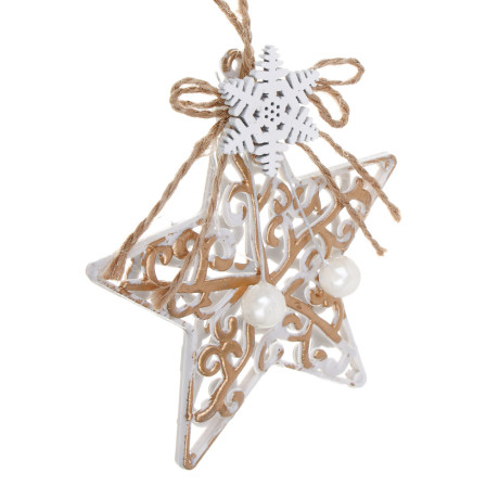 СНОУ БУМ Звезда, 9,5см, пластик, 26-631