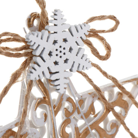 СНОУ БУМ Звезда, 9,5см, пластик, 26-631