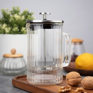 Чайник/кофейник (френч-пресс) 600мл Элеонор боросиликатное стекло нерж. сталь TalleR TR-32342