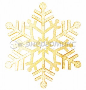 "Фигура елочная "Снежинка резная", 81 см, цвет золотой502-381 Neon Night