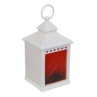 Светильник - камин декоративный LED тм СНОУ БУМ, 10,5x10,5x20см, PP, акрил, 3xААА, 1 режим