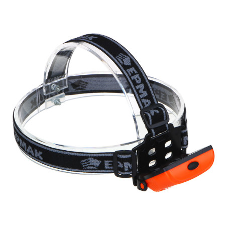 ЕРМАК Фонарь налобный, 1 COB, 200мАч, USB, 8х4см, пластик, 3 режима