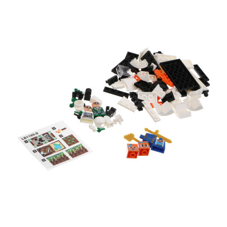 ИГРОЛЕНД Конструктор "Квадратный мир", 17х4х12 см, ABS, 8 видов