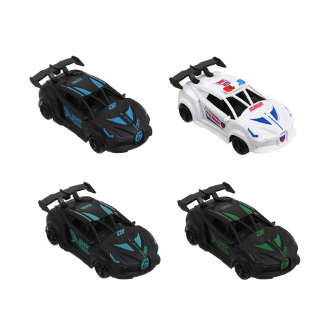 ИГРОЛЕНД Машина на Р/У "Супергонка", 2-канальный пульт, PP, 4хАА, 7,3x4x18,3 см, 4 дизайна