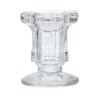 Подсвечник тм LADECOR стеклянный, 4,5х5,2x5,8 см, для высоких свечей