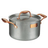 Ivlev Chef Ladoga Кастрюля 20х12,5см 3,8л, с нерж. крышкой, индукция, нерж.сталь 18/10