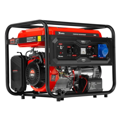 Генератор бензиновый RS-7000E, 6 кВт, 230В, электростартер MTX