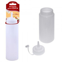 Бутыль д/соуса, 650мл (кратность 6шт!!!), пластик MS80-251 Мультидом