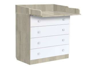 Комод Фея 1580 вяз-белый (мест 1)