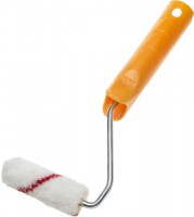 Мини-валик STAYER &quot;MASTER&quot; NYLON ПОЛИАМИД малярный в сборе, ворс 8мм, бюгель 6мм, 15х70мм