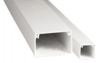 EKF кабель-канал ПВХ белый 25х16 2м (цена за 1м) (40м в уп.) kk-25-16