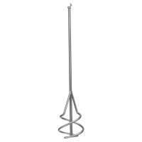 Миксер для строительных смесей, 80х8х400мм, шестигранный хвостовик Сибртех