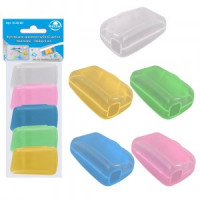 Футляр д/зуб.щетки &quot;Колпачок&quot;, 5шт/уп, цена за уп,3,5*1,8см(кратность6шт!!!)пластик VL34-69Мультидом