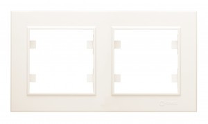 Makel Karea рамка СУ 2 мест. крем. (горизонт.) 56010702
