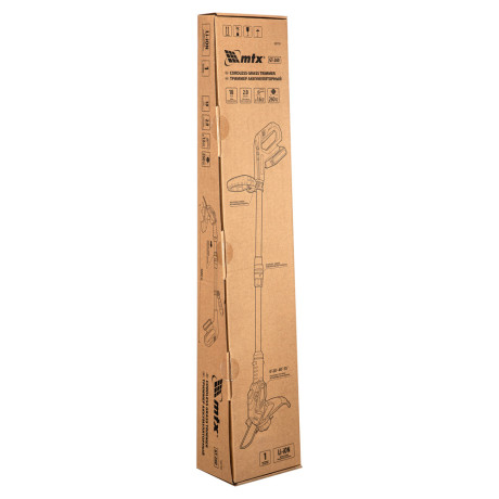 Триммер аккумуляторный GT-260, Li-Ion, 18 В, 1 акк. MTX