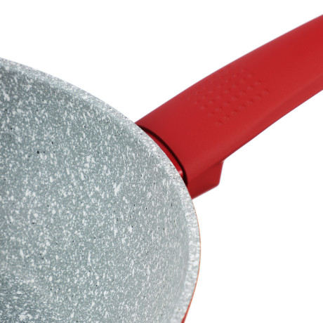 SATOSHI Верден Сотейник литой d=26см, антипригарное покрытие мрамор, индукция