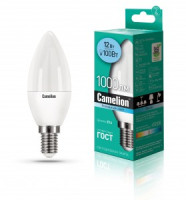 Camelion Свеча E14 12W(1000lm 220°) 4500K 4K матов. 107x38 пластик LED12-C35/845/E14