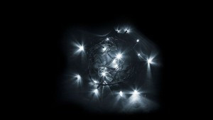 Feron Гирлянда-нить 20LED 5000K 2м, IP20, зелен.1,5м, контроллер CL02 32284