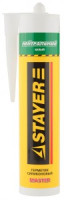 Герметик STAYER &quot;MASTER&quot; нейтральный силиконовый, белый, 260мл