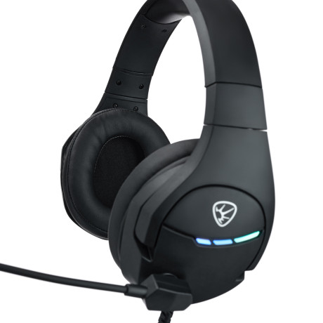 BY Наушники проводные с микрофоном игровые Dzingasa USB 3,2 м, VS7.1, настраиваемая RGB подсветка